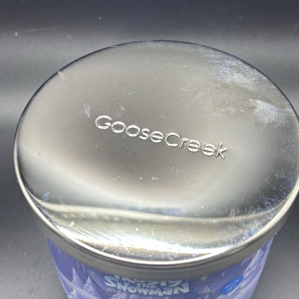 Goose Creek Frosty The Snowman 3 Wick Jar Candle Snow Much Fun Peppermint 14.5oz - Picture 10 of 16